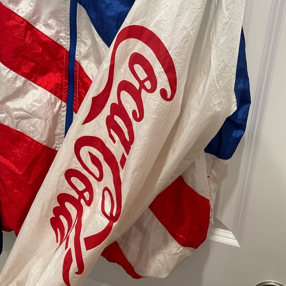 VTG Atlanta Olympics 1996 windbreaker Jacket Coca Cola - Team USA RARE July 4th - Picture 4 of 16